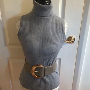 Anne Klein taupe colored leather belt, medium